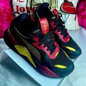 (B) PUMA RS-X Glitz zapatillas bajas‎ de mujer, talla 8